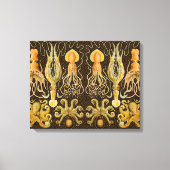 Cephalopoda octopus inktvis mariene Natuur Canvas Afdruk (Voorkant)