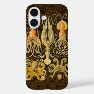 Cephalopoda octopus inktvis mariene Natuur iPhone 16 Hoesje