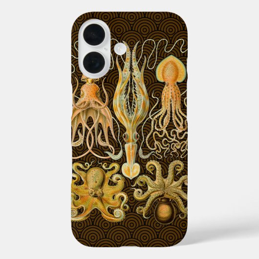 Cephalopoda octopus inktvis mariene Natuur Case-Mate iPhone Case (Achterkant)