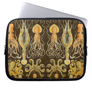 Cephalopoda octopus inktvis mariene Natuur Laptop Sleeve