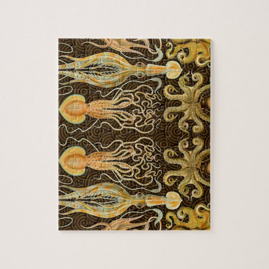 Cephalopoda octopus inktvis mariene Natuur Legpuzzel (Verticaal)