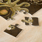 Cephalopoda octopus inktvis mariene Natuur Legpuzzel (Zijkant)