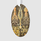Cephalopoda octopus inktvis mariene Natuur Ornament (voorkant)