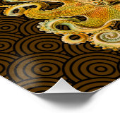 Cephalopoda octopus inktvis mariene Natuur Perfect Poster (Hoek)