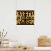 Cephalopoda octopus inktvis mariene Natuur Poster (Keuken)