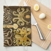 Cephalopoda octopus inktvis mariene Natuur Theedoek (Quarter Fold)