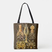 Cephalopoda octopus inktvis mariene Natuur Tote Bag (Achterkant)