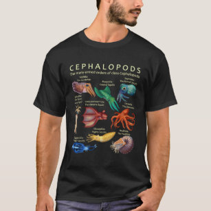 Cephalopoda octopus Squid Cuttlefish and Nautil T-shirt