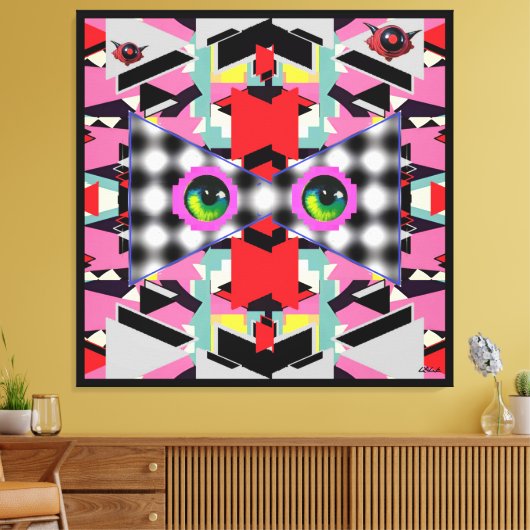 Cephalopods Say So Canvas Afdruk (Insitu (Woonkamer))