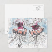 Cephea Jellyfish Detail Briefkaart (Voorkant / Achterkant)