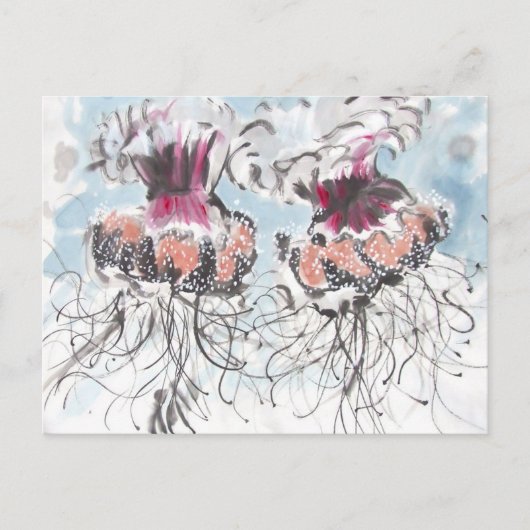 Cephea Jellyfish Detail Briefkaart (Voorkant)
