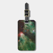 Cepheus B en C Green Nebula Bagagelabel (Voorkant verticaal)
