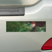 Cepheus B en C Green Nebula Bumpersticker (Op auto)
