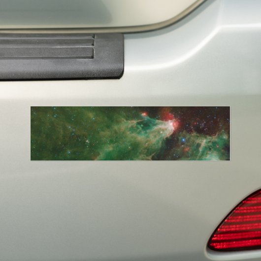 Cepheus B en C Green Nebula Bumpersticker (Op auto)