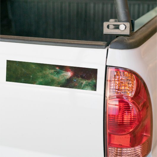 Cepheus B en C Green Nebula Bumpersticker (Op Truck)