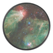 Cepheus B en C Green Nebula Hockey Puck (Voorkant)