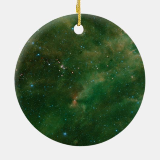Cepheus B en C Green Nebula Keramisch Ornament (Achterkant)