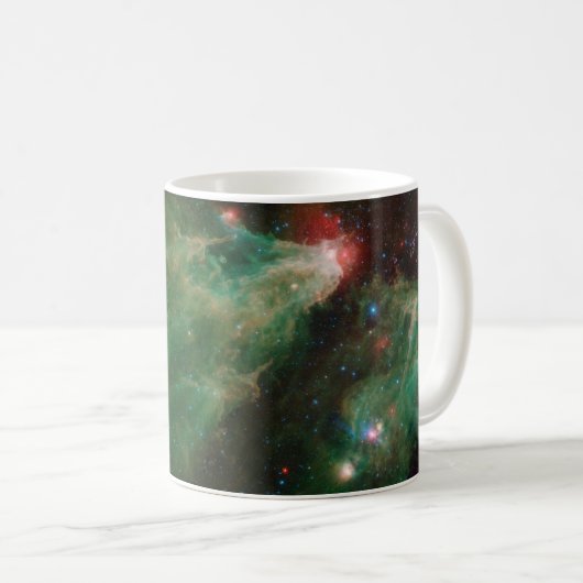 Cepheus B en C Green Nebula Koffiemok (Voorkant rechts)