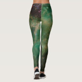 Cepheus B en C Green Nebula Leggings (Achterkant)