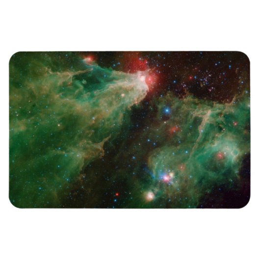 Cepheus B en C Green Nebula Magneet (Horizontaal)