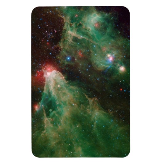 Cepheus B en C Green Nebula Magneet (Verticaal)