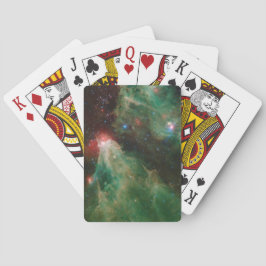 Cepheus B en C Green Nebula Pokerkaarten