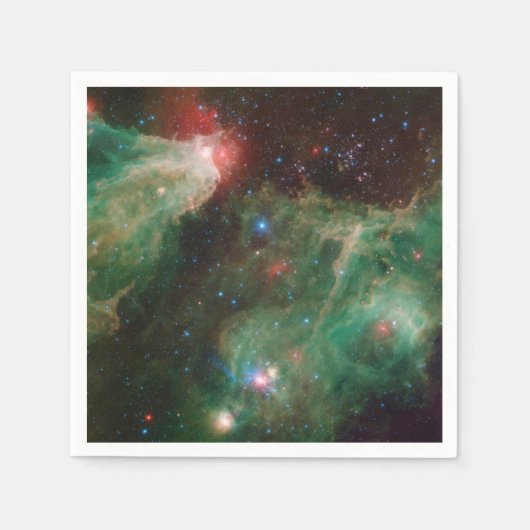 Cepheus B en C Green Nebula Servet (Voorkant)