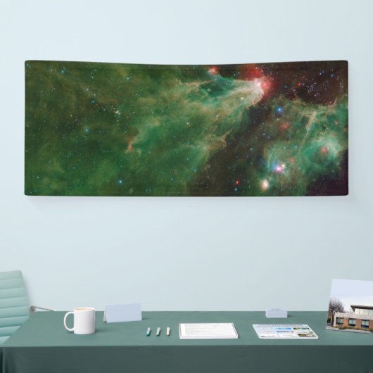 Cepheus B en C Green Nebula Spandoek (Beurs)