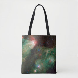 Cepheus B en C Green Nebula Tote Bag