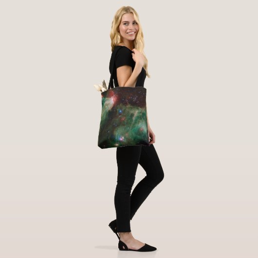 Cepheus B en C Green Nebula Tote Bag (Op model)