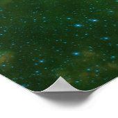 Cepheus B en C Groen Nevel Poster (Hoek)