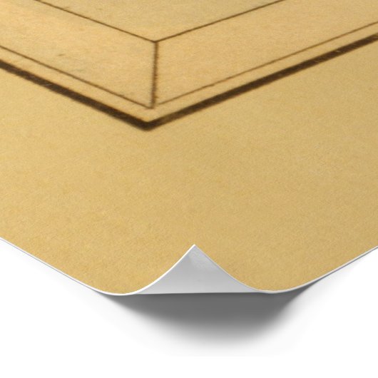 Cepheus the King -  Astronomische Star Chart Poster (Hoek)