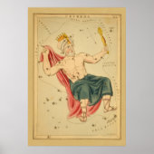 Cepheus the King -  Astronomische Star Chart Poster (Voorkant)