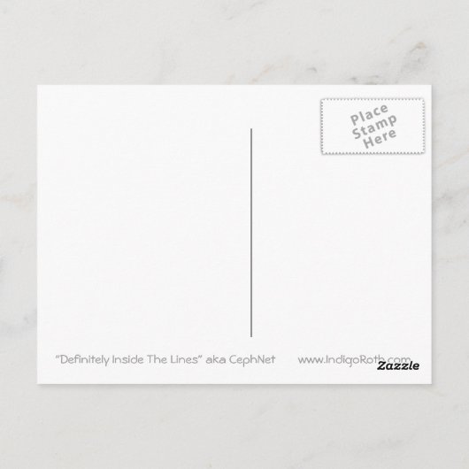 Cephnet (TM) Briefkaart (Achterkant)