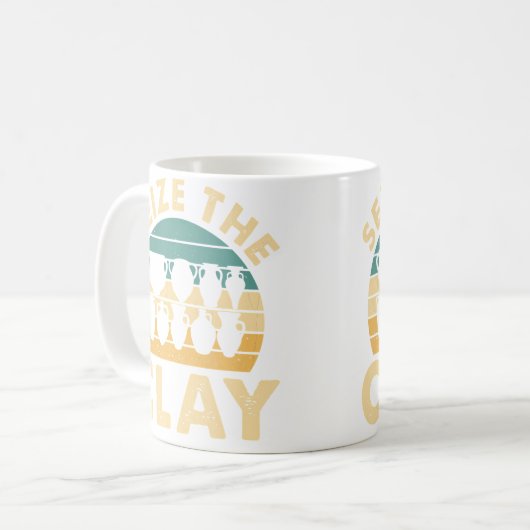 Ceramic Artist Clay Maker Funny Pottery Hobby Koffiemok (Voorkant links)