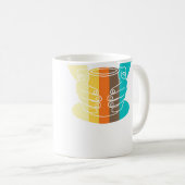 Ceramic Artist Vintage Style Pottery Koffiemok (Voorkant rechts)