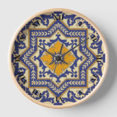 Ceramic Azulejo Style Blue Oranje (Voorkant)