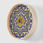 Ceramic Azulejo Style Blue Oranje (Hoek)
