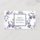 Ceramic Beauty Salon  Floral Appointment Afsprakenkaartje (Voorkant)