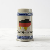 Ceramic Bison Beer Stein Bierpul (Center)