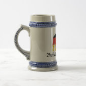 Ceramic Bison Beer Stein Bierpul (Links)