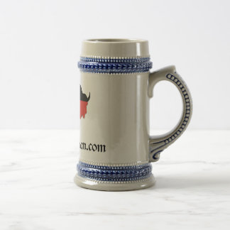 Ceramic Bison Beer Stein Bierpul