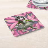 Ceramic Chimp Coaster Kartonnen Onderzetters (Gebogen)