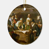 Ceramic Christmas Ornament The Mayflower Compact (Links)