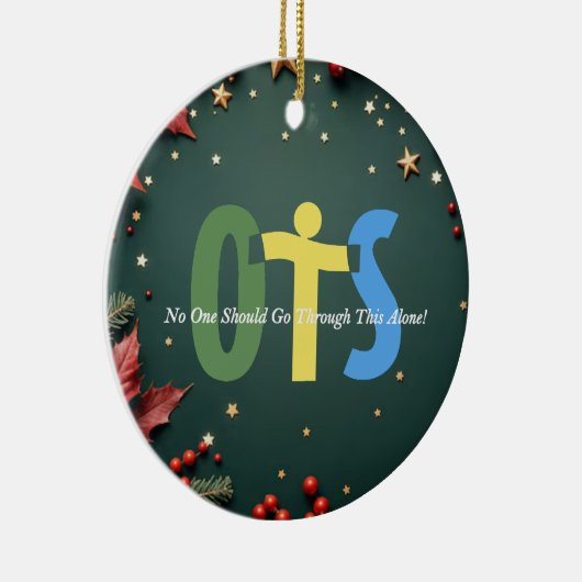 Ceramic Circle Ornament (Rechts)