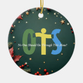 Ceramic Circle Ornament (Voorkant)