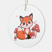 Ceramic Circle Ornament (Cute Design) (Links)