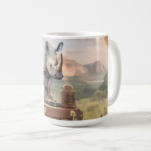 Ceramic Coffee Mok Safari (Voorkant rechts)