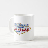 Ceramic coffee mug for Las Vegas coffee lovers Koffiemok (Voorkant links)