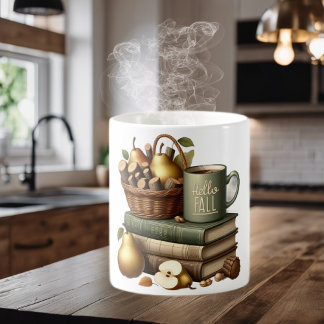 Ceramic Coffee Mug Hello Fall Koffiemok